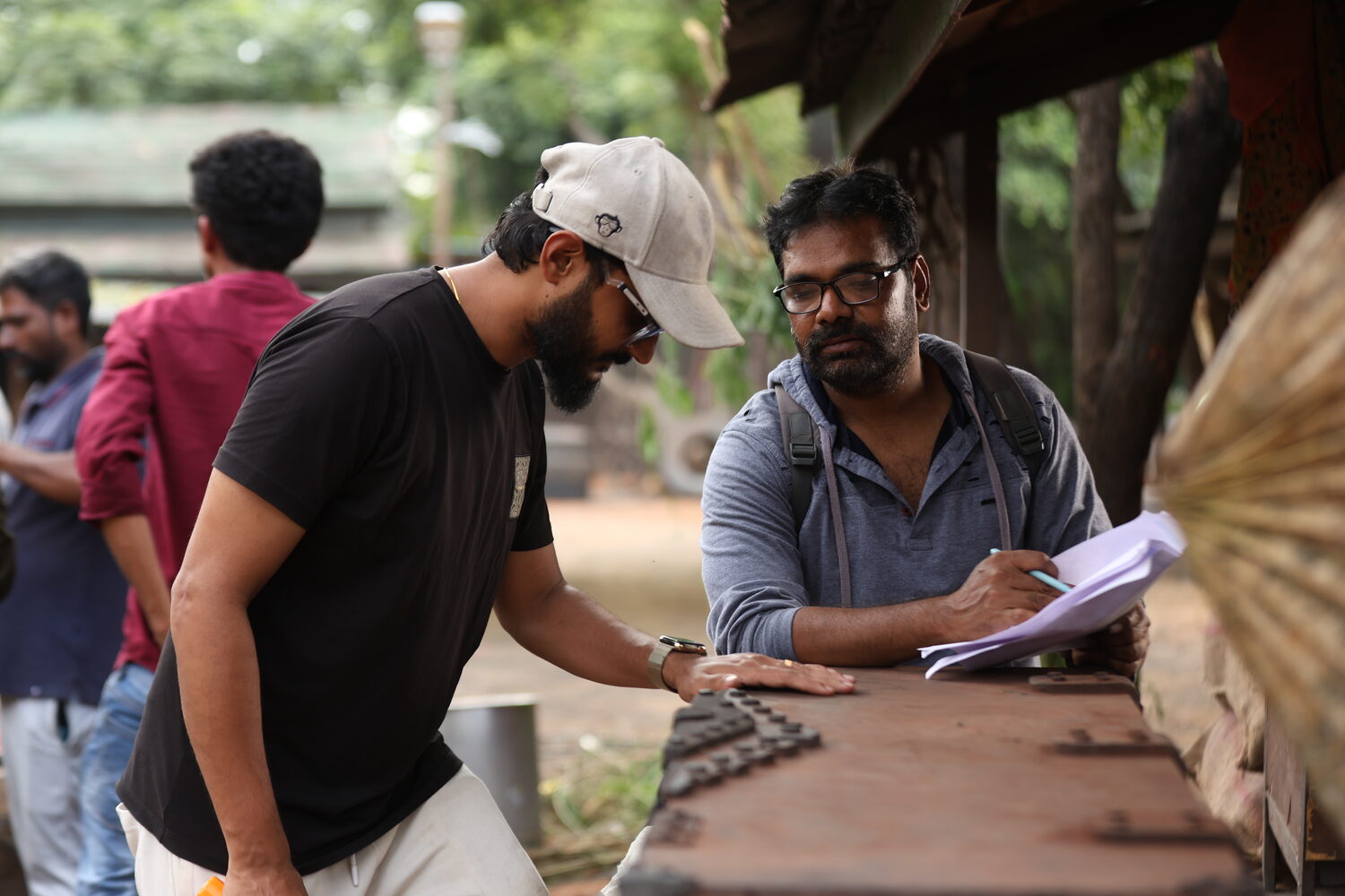 On a large production set